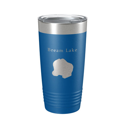 Bream Lake Map Tumbler Travel Mug Insulated Laser Engraved Coffee Cup Florida 20 oz-6