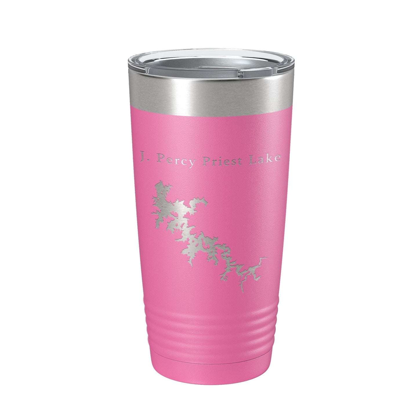 J. Percy Priest Lake Map Tumbler Travel Mug Insulated Laser Engraved Coffee Cup Tennessee 20 oz-11