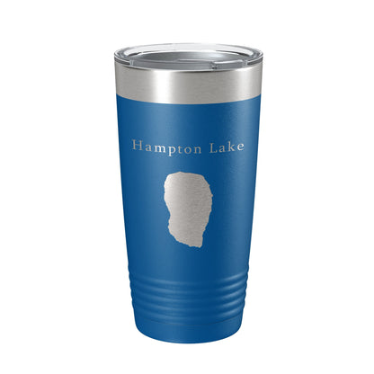 Hampton Lake Map Tumbler Travel Mug Insulated Laser Engraved Coffee Cup Florida 20 oz-6