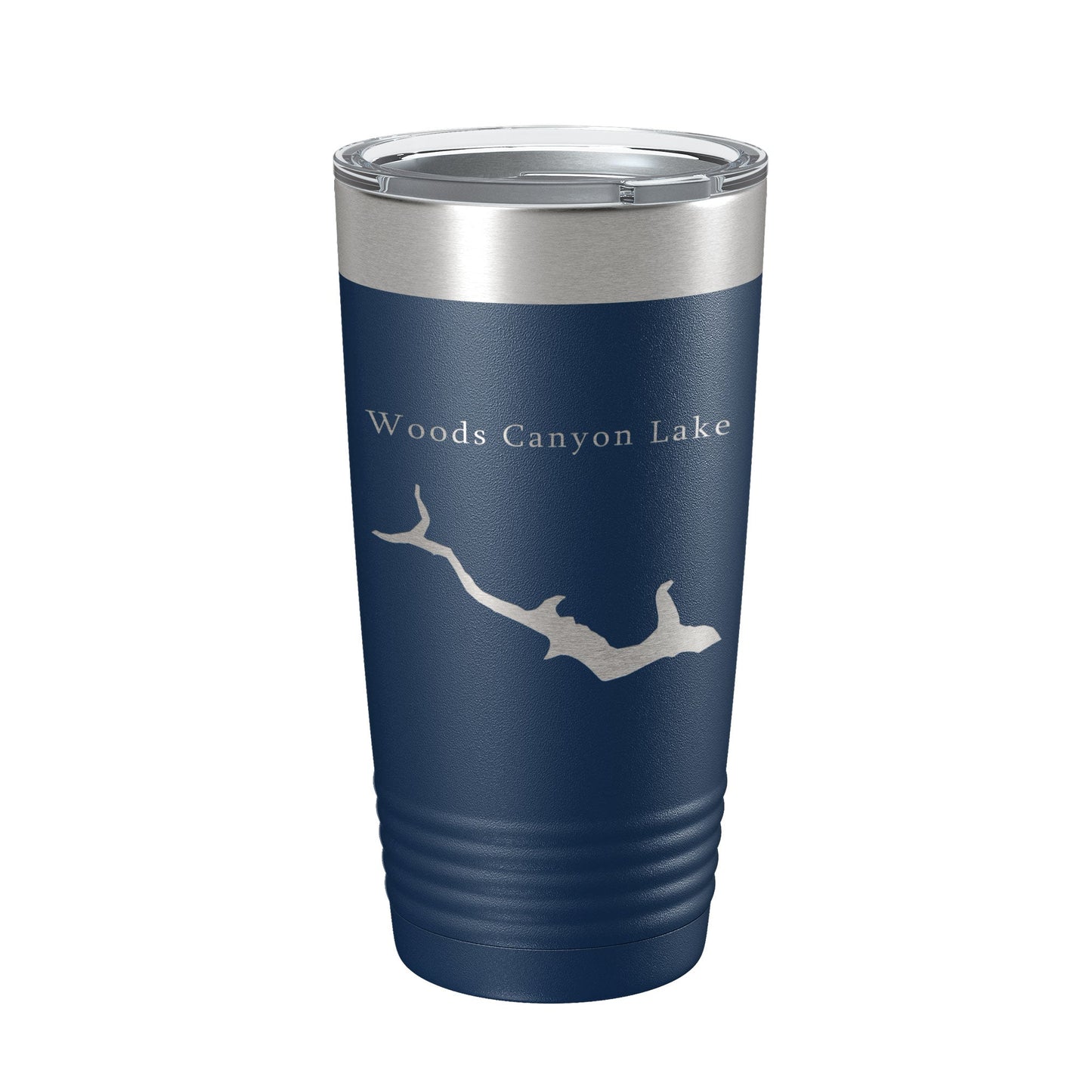 Woods Canyon Lake Map Tumbler Travel Mug Insulated Laser Engraved Coffee Cup Arizona 20 oz-8