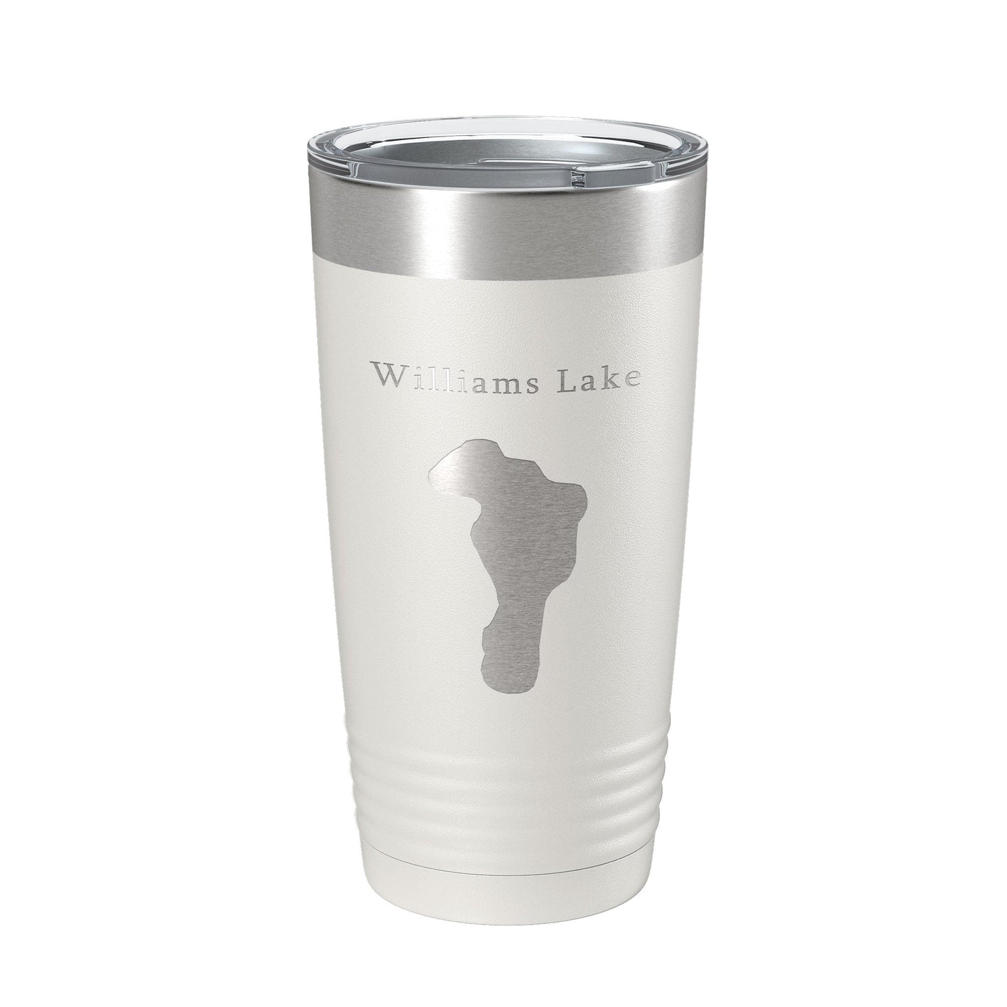 Williams Lake Map Tumbler Travel Mug Insulated Laser Engraved Coffee Cup New Mexico 20 oz-7