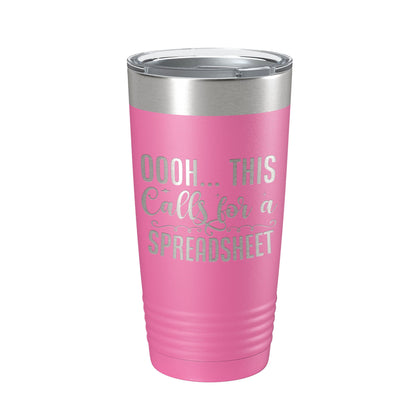 Oooh This Calls For A Spreadsheet Tumbler Travel Mug Insulated Laser Engraved Funny Accountant Bookkeeper CPA Gift Coffee Cup 20 oz-11