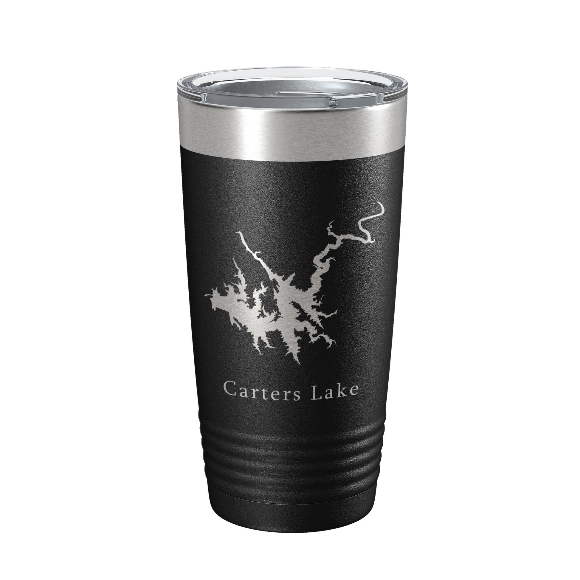 Carters Lake Map Tumbler Travel Mug Insulated Laser Engraved Coffee Cup Georgia 20 oz-5