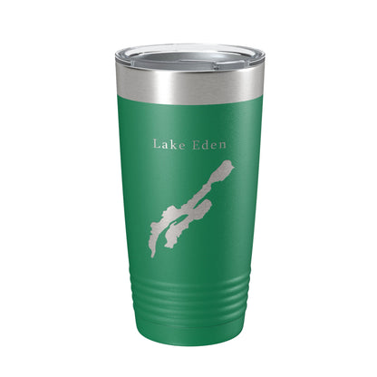 Lake Eden Map Tumbler Travel Mug Insulated Laser Engraved Coffee Cup Vermont 20 oz-9