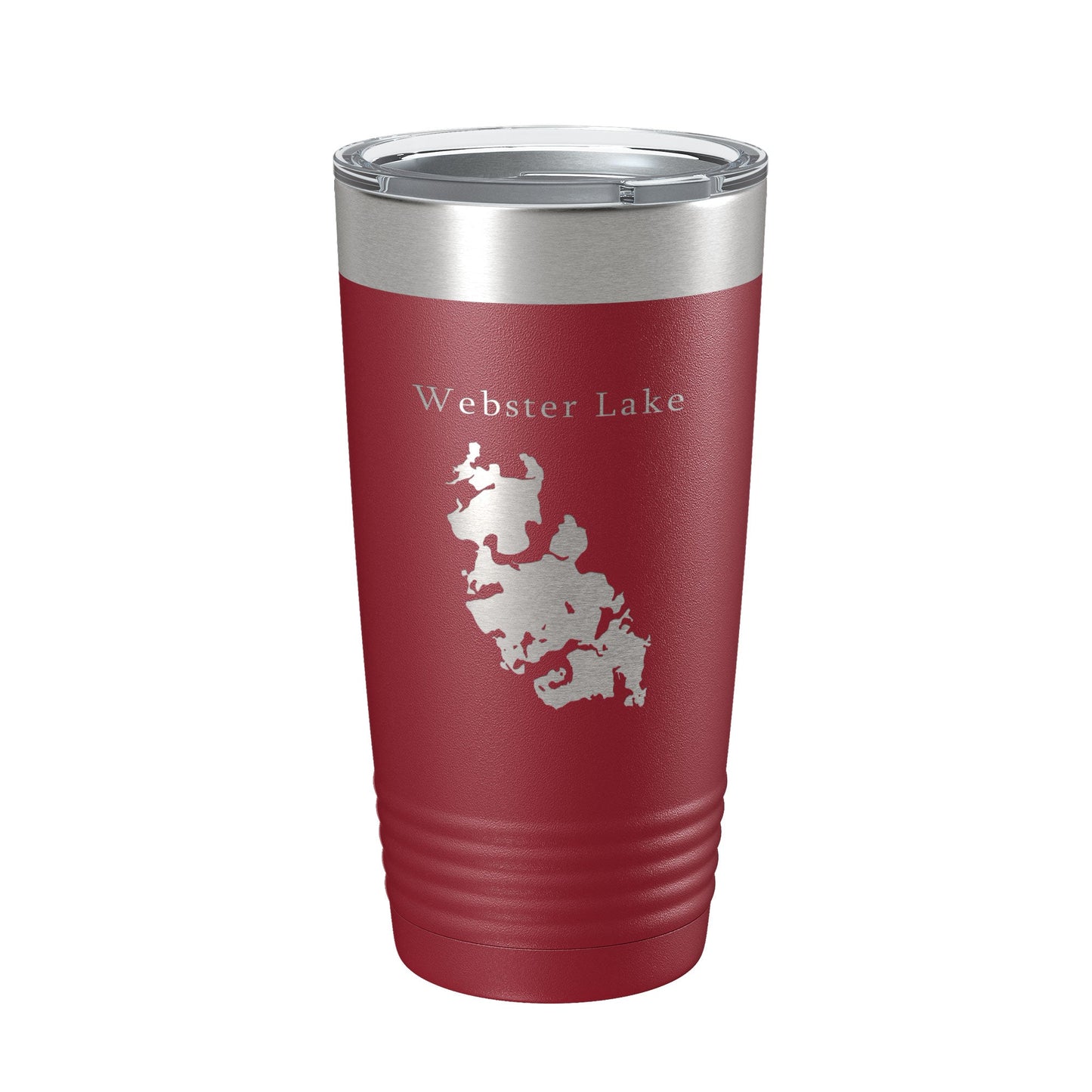 Webster Lake Map Tumbler Travel Mug Insulated Laser Engraved Coffee Cup Massachusetts 20 oz-18