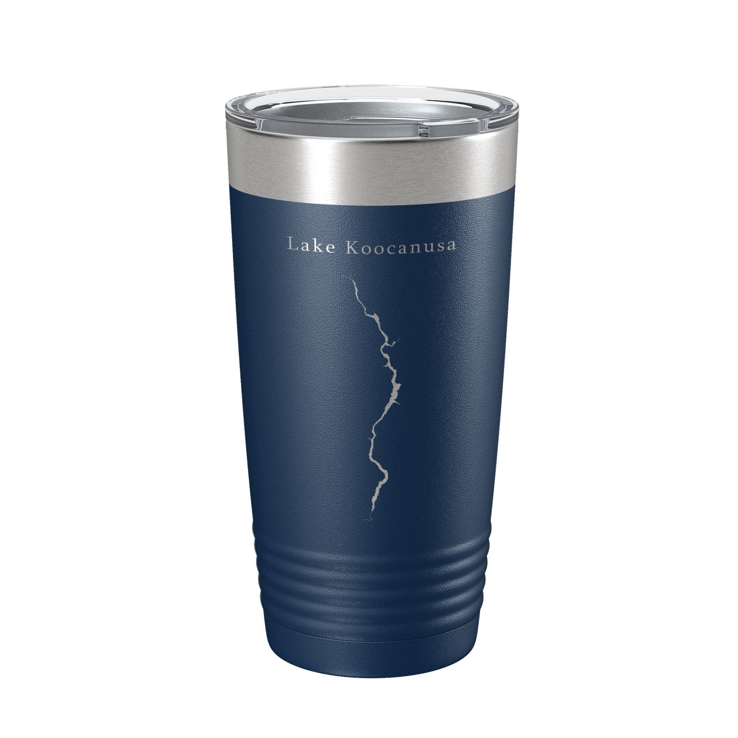Lake Koocanusa Map Tumbler Travel Mug Insulated Laser Engraved Coffee Cup Montana British Columbia 20 oz-2