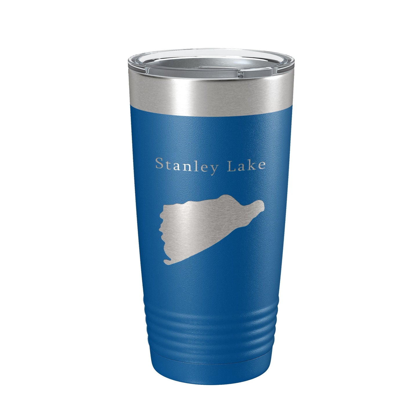 Stanley Lake Map Tumbler Travel Mug Insulated Laser Engraved Coffee Cup Idaho 20 oz-6