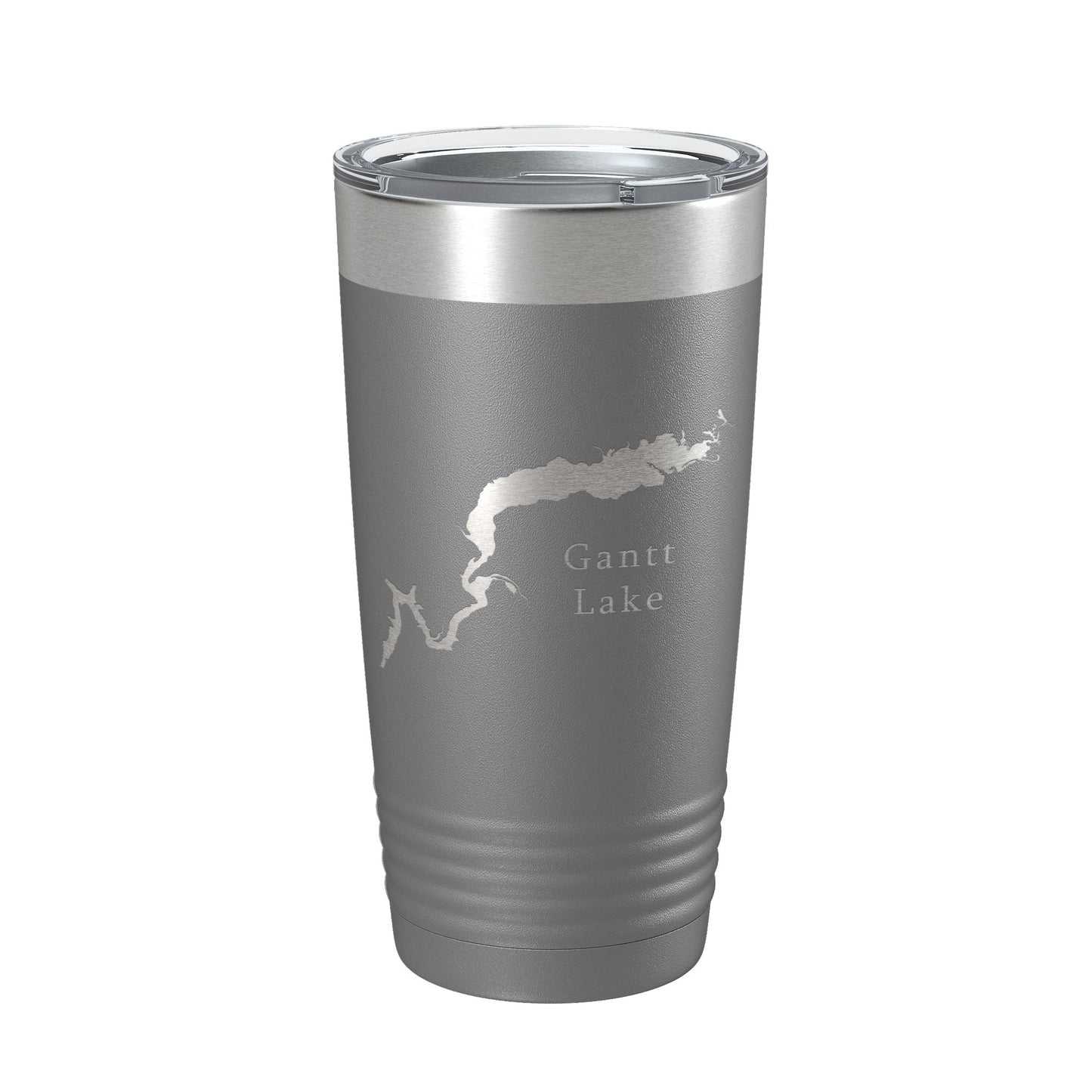 Gantt Lake Map Tumbler Travel Mug Insulated Laser Engraved Coffee Cup Alabama 20 oz-16