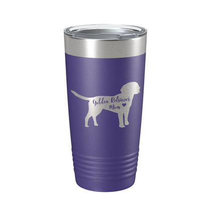 Golden Retriever Mom Tumbler Dog Travel Mug Gift Insulated Laser Engraved Coffee Cup 20 oz-15