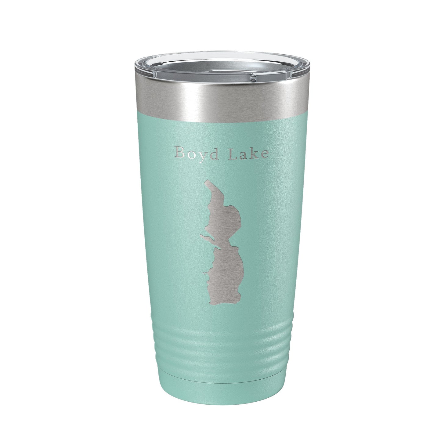 Boyd Lake Map Tumbler Travel Mug Insulated Laser Engraved Coffee Cup Colorado 20 oz-12