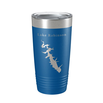 Lake Robinson Map Tumbler Travel Mug Insulated Laser Engraved Coffee Cup South Carolina 20 oz-6