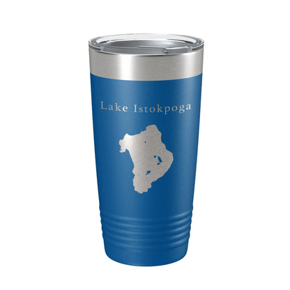 Lake Istokpoga Map Tumbler Travel Mug Insulated Laser Engraved Coffee Cup Florida 20 oz-6