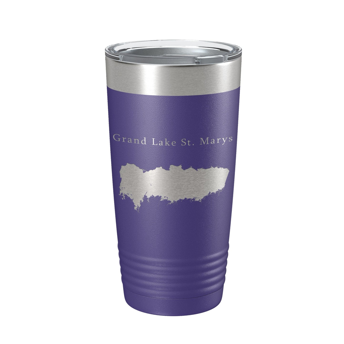 Grand Lake St. Marys Map Tumbler Travel Mug Insulated Laser Engraved Coffee Cup Ohio 20 oz-15
