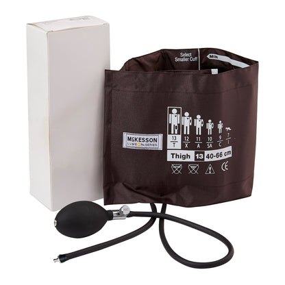 Reusable Blood Pressure Cuff and Bulb McKesson LUMEON™ 40 to 66 cm Leg Nylon Cuff Thigh Cuff