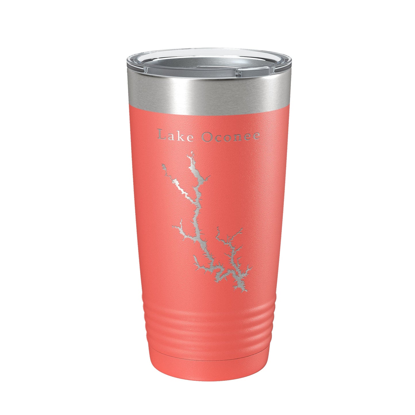 Lake Oconee Map Tumbler Travel Mug Insulated Laser Engraved Coffee Cup Georgia 20 oz-20