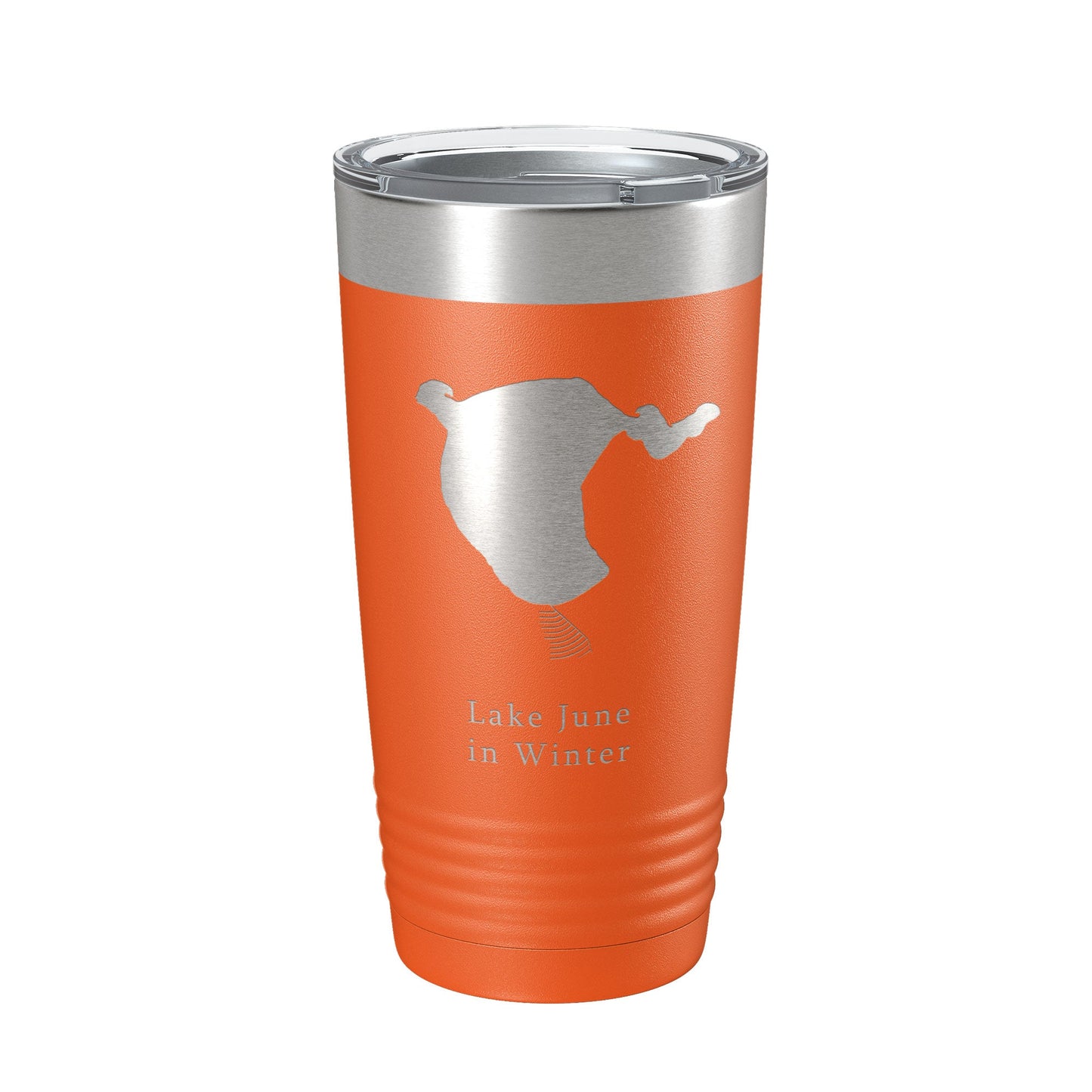 Lake June in Winter Map Tumbler Travel Mug Insulated Laser Engraved Coffee Cup Florida 20 oz-17
