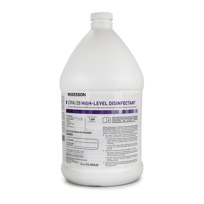OPA High-Level Disinfectant McKesson OPA/28 RTU Liquid 1 gal. Jug Reusable