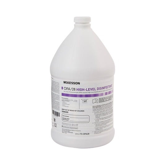 OPA High-Level Disinfectant McKesson OPA/28 RTU Liquid 1 gal. Jug Reusable