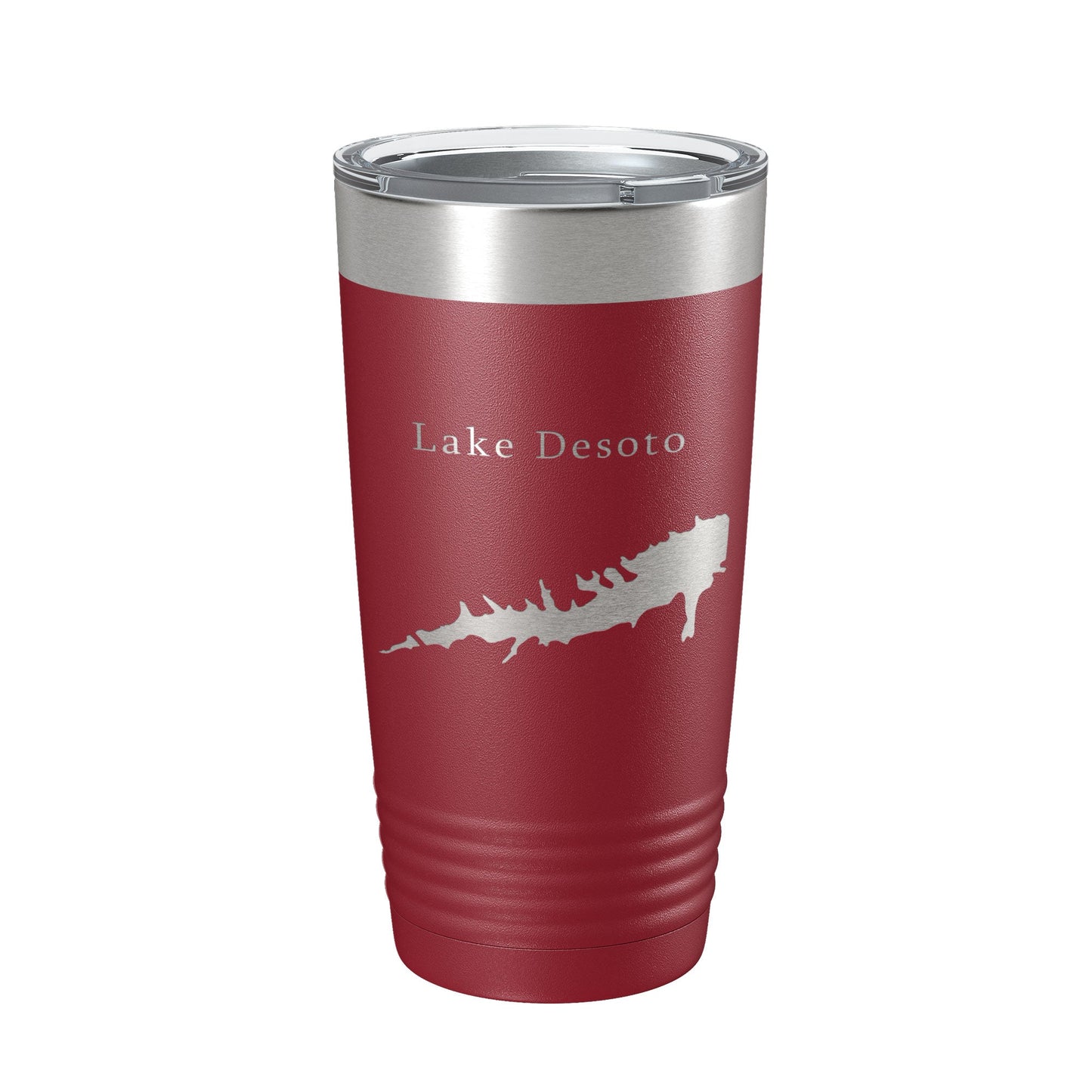 Lake Desoto Map Tumbler Travel Mug Insulated Laser Engraved Coffee Cup Hot Springs Village Arkansas 20 oz-18