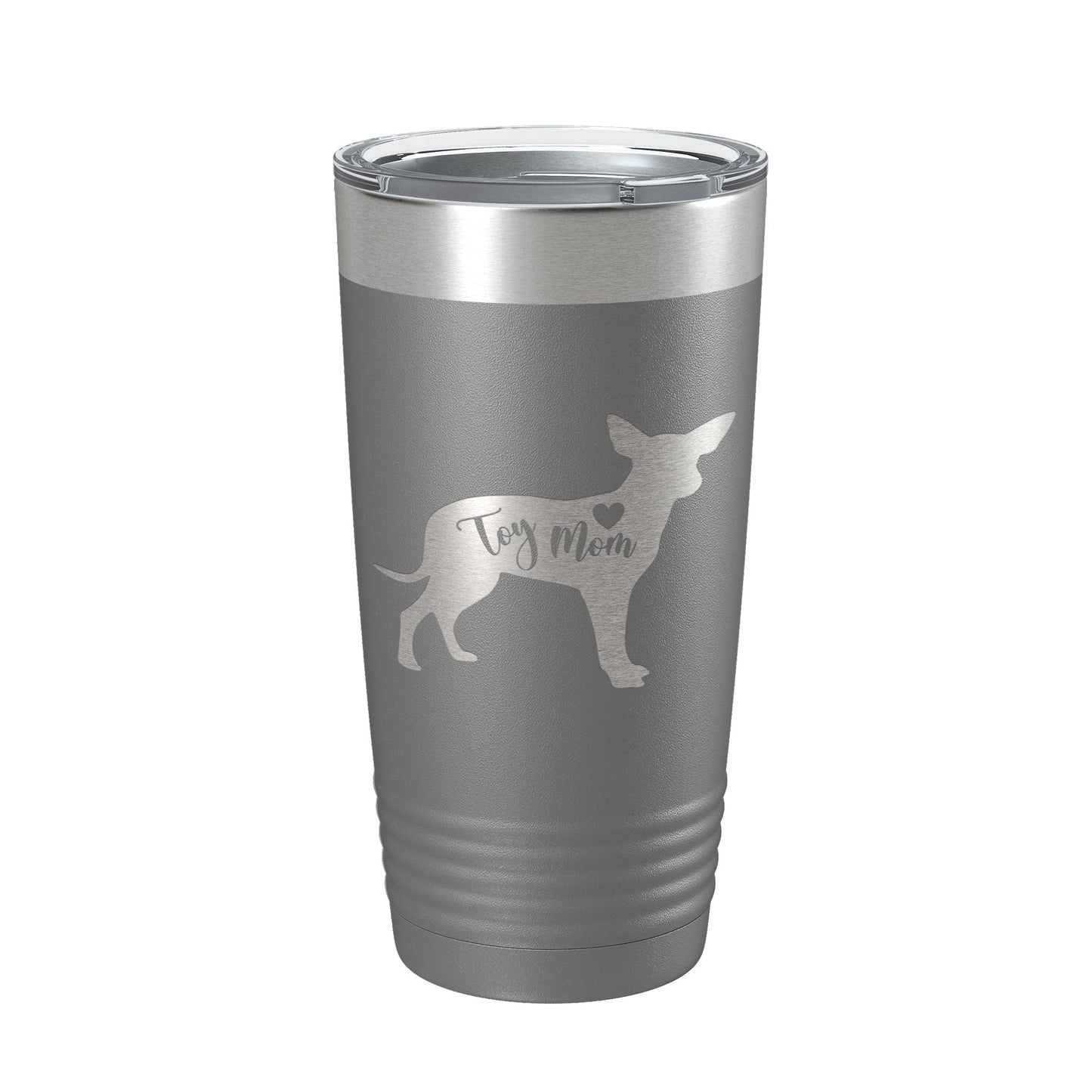 Toy Mom Tumbler Dog Travel Mug Gift Insulated Laser Engraved Coffee Cup 20 oz-16
