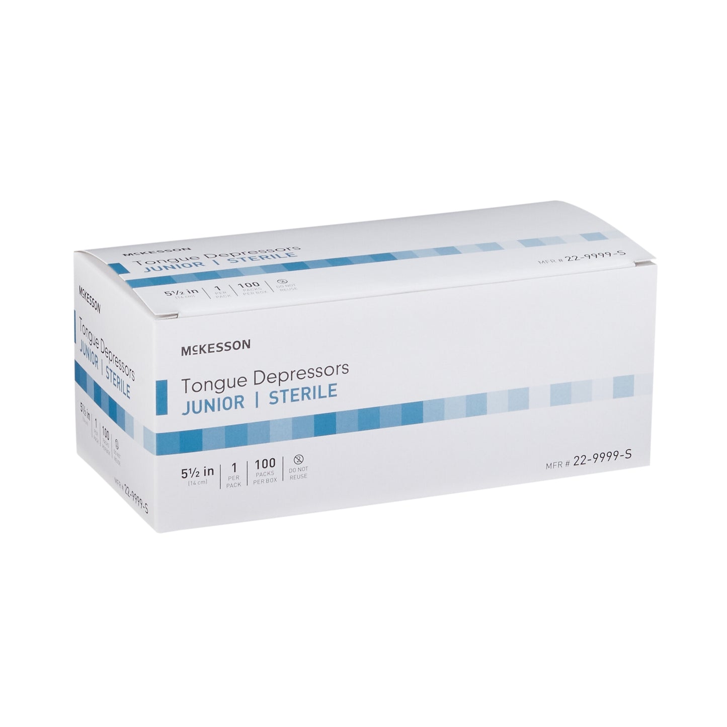 Tongue Depressor McKesson 5-1/2 Inch Length Wood Junior