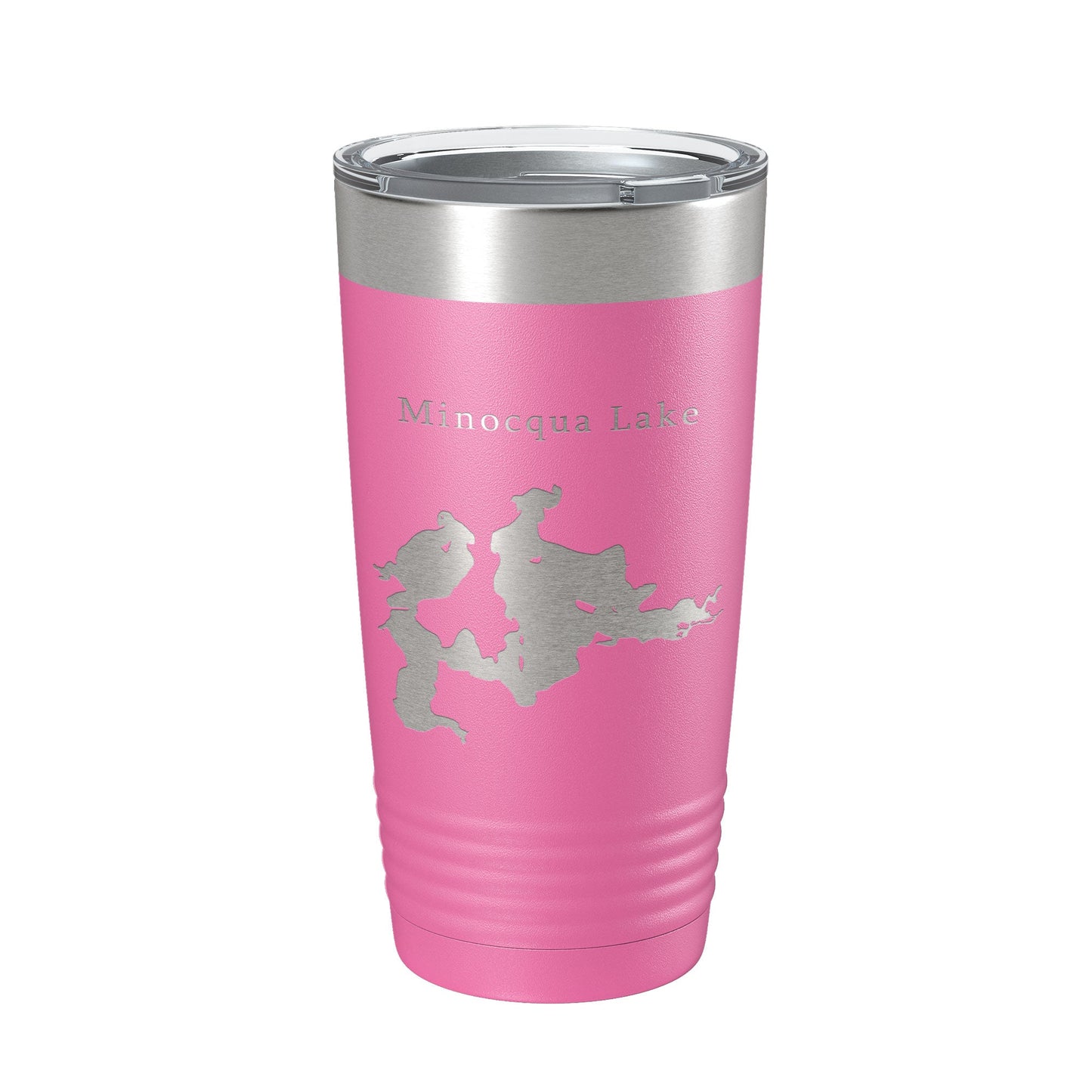 Minocqua Lake Map Tumbler Travel Mug Insulated Laser Engraved Coffee Cup Wisconsin 20 oz-11