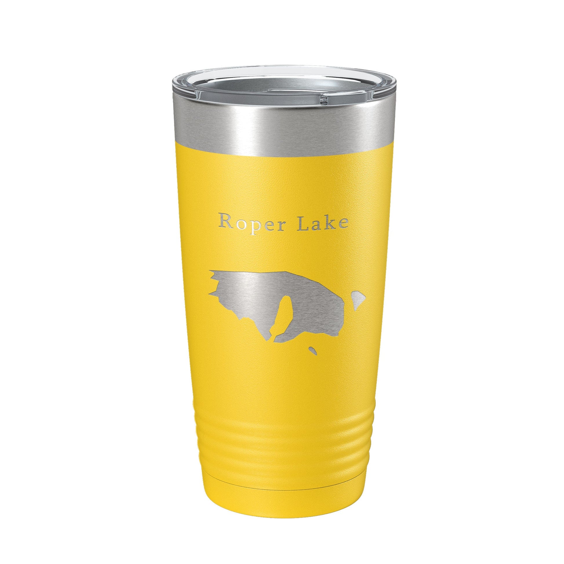 Roper Lake Map Tumbler Travel Mug Insulated Laser Engraved Coffee Cup Arizona 20 oz-4