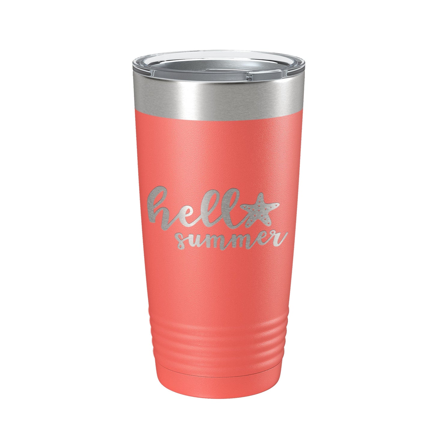 Hello Summer Tumbler Travel Mug Insulated Laser Engraved Coffee Cup 20 oz-20