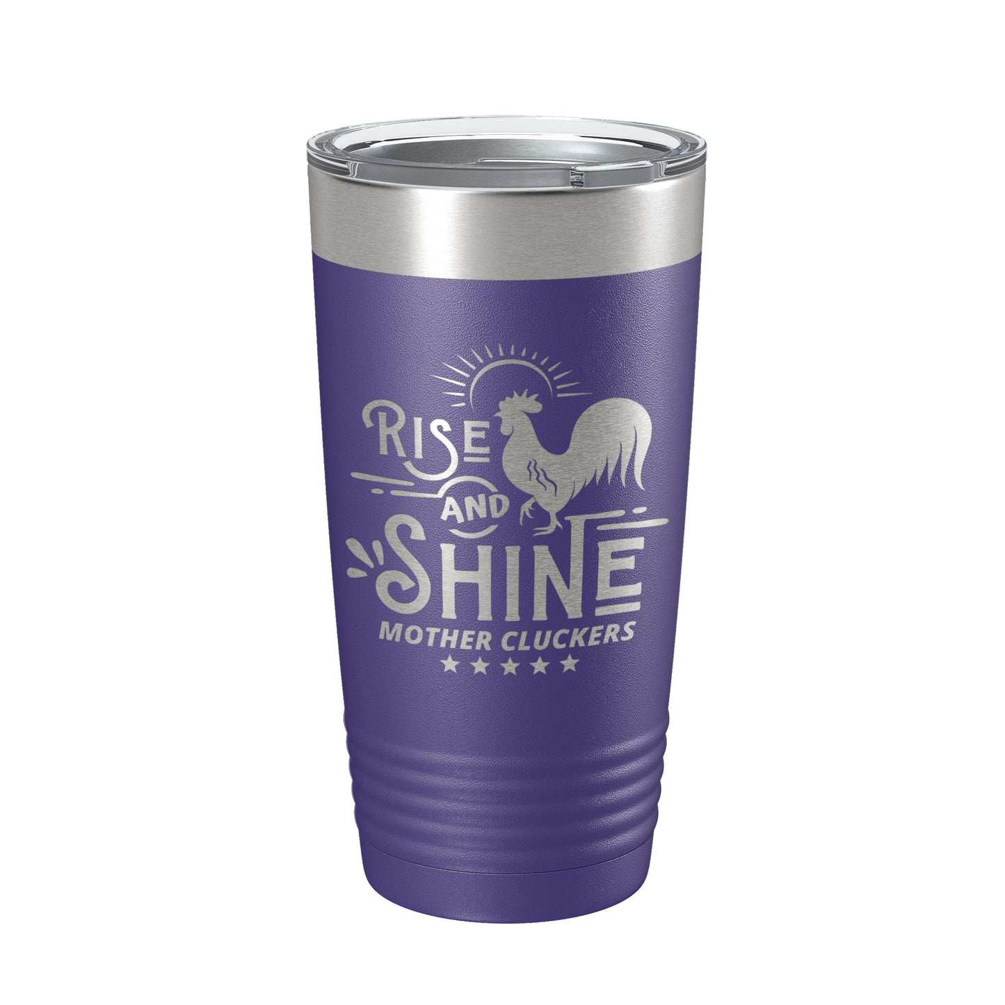 Rise And Shine Mother Cluckers Tumbler Funny Travel Mug Gift Insulated Laser Engraved Coffee Cup 20 oz-15
