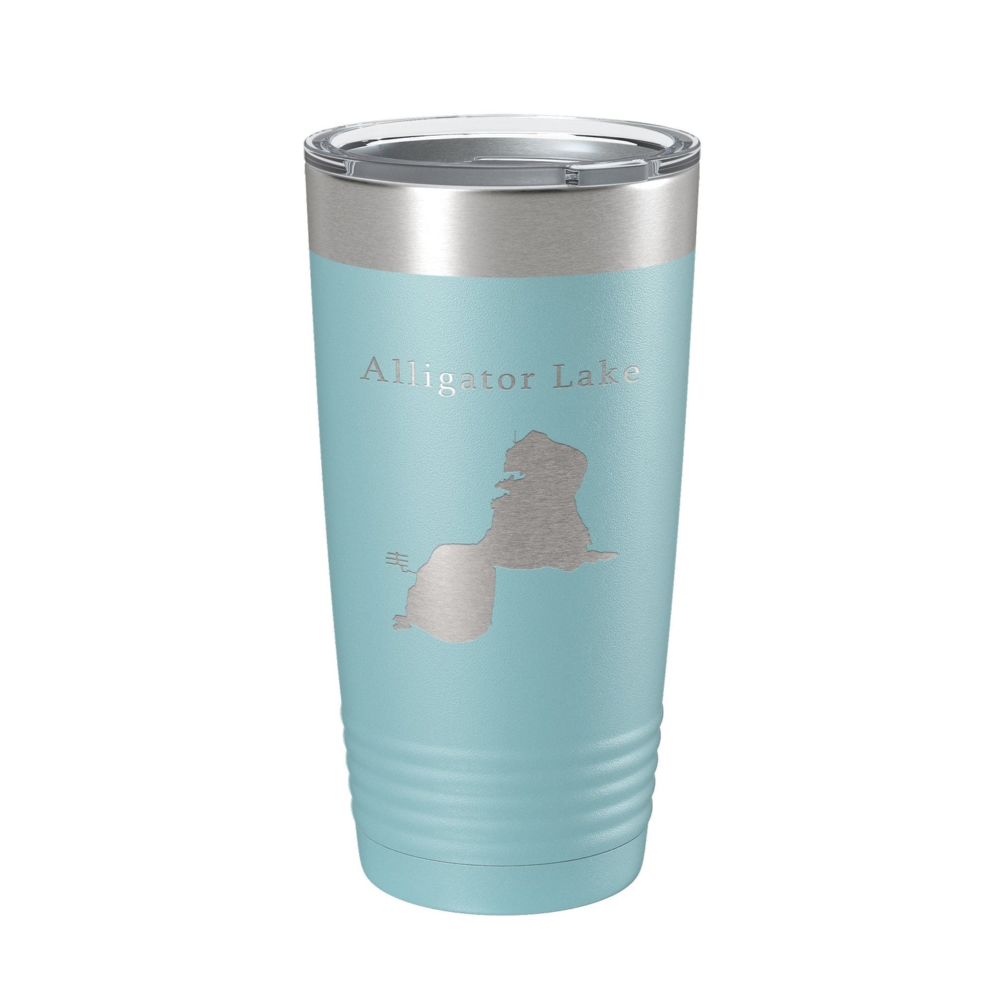 Alligator Lake Map Tumbler Travel Mug Insulated Laser Engraved Coffee Cup Osceola Kissimmee Florida 20 oz-13