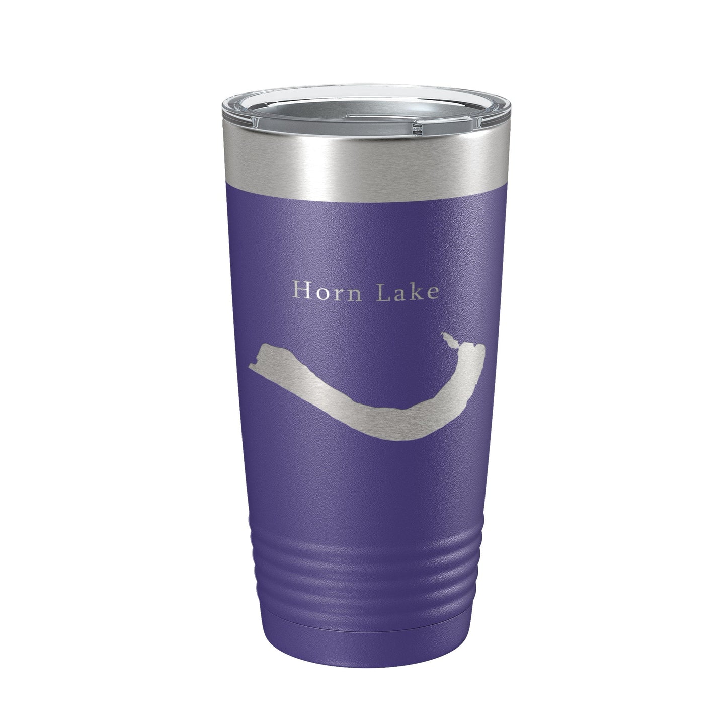 Horn Lake Map Tumbler Travel Mug Insulated Laser Engraved Coffee Cup Mississippi 20 oz-15