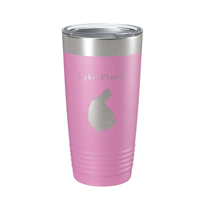 Lake Placid Map Tumbler Travel Mug Insulated Laser Engraved Coffee Cup Florida 20 oz-14
