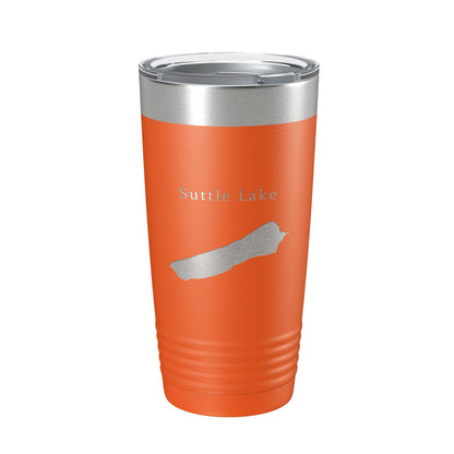 Suttle Lake Map Tumbler Travel Mug Insulated Laser Engraved Coffee Cup Oregon 20 oz-17