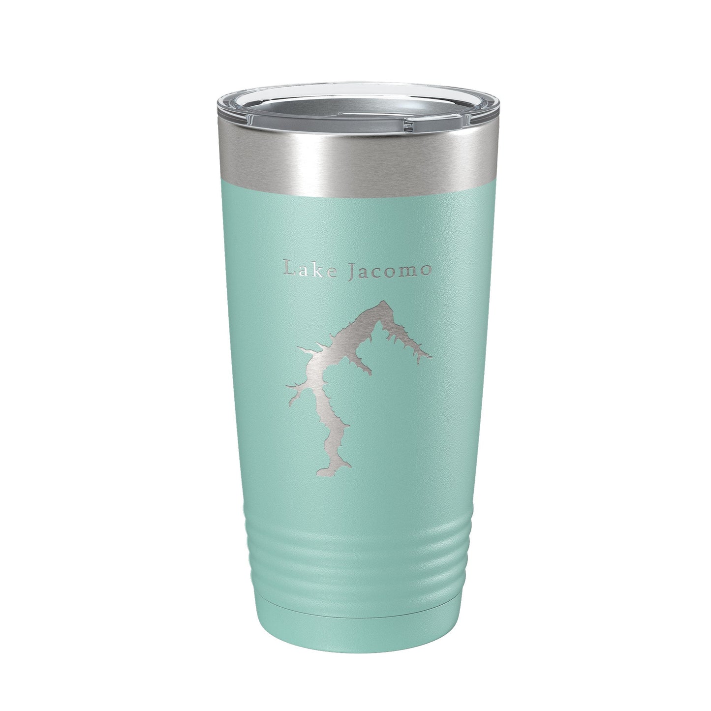 Lake Jacomo Map Tumbler Travel Mug Insulated Laser Engraved Coffee Cup Missouri 20 oz-12