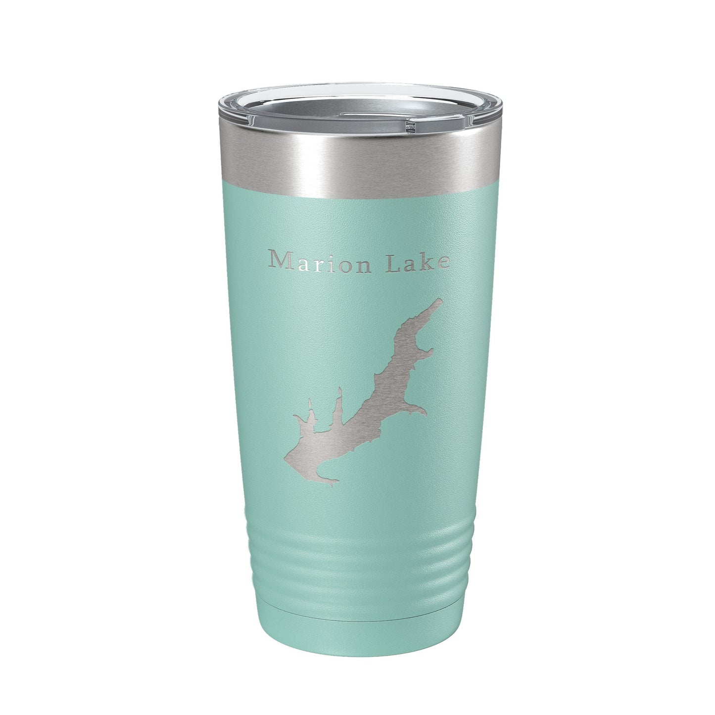 Marion Lake Map Tumbler Travel Mug Insulated Laser Engraved Coffee Cup Kansas 20 oz-12
