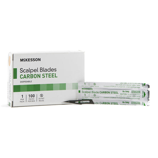Surgical Blade McKesson Brand Carbon Steel No. 11 Sterile