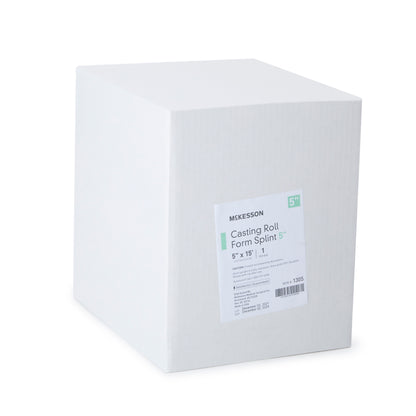 Padded Splint Roll McKesson 5 Inch X 15 Foot Fiberglass White