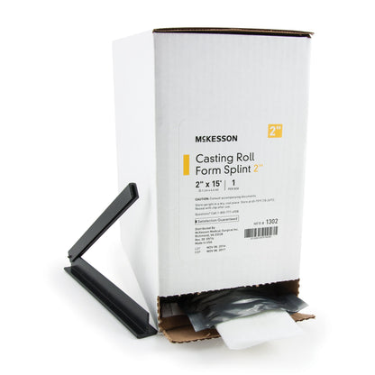 Padded Splint Roll McKesson 2 Inch X 15 Foot Fiberglass White