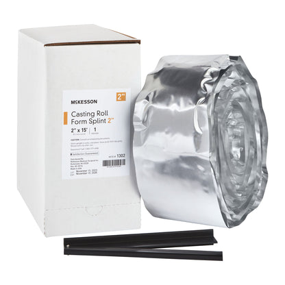 Padded Splint Roll McKesson 2 Inch X 15 Foot Fiberglass White