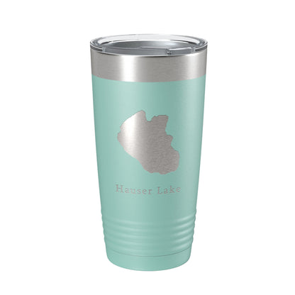 Hauser Lake Map Tumbler Travel Mug Insulated Laser Engraved Coffee Cup Idaho 20 oz-12