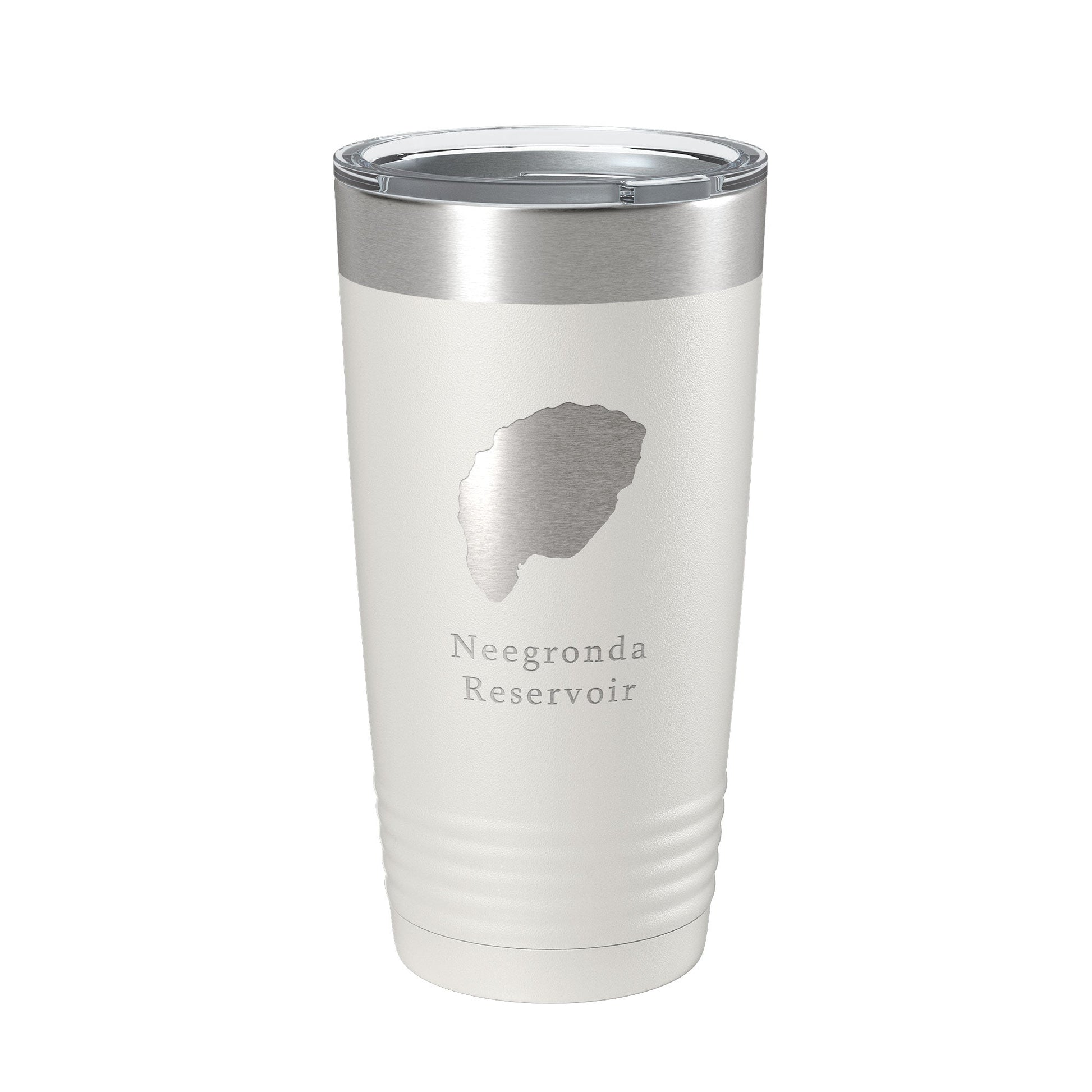 Neegronda Reservoir Tumbler Lake Map Travel Mug Insulated Laser Engraved Coffee Cup Colorado 20 oz-1