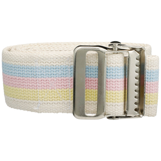 Gait Belt McKesson 60 Inch Length Pastel Stripe Polyester
