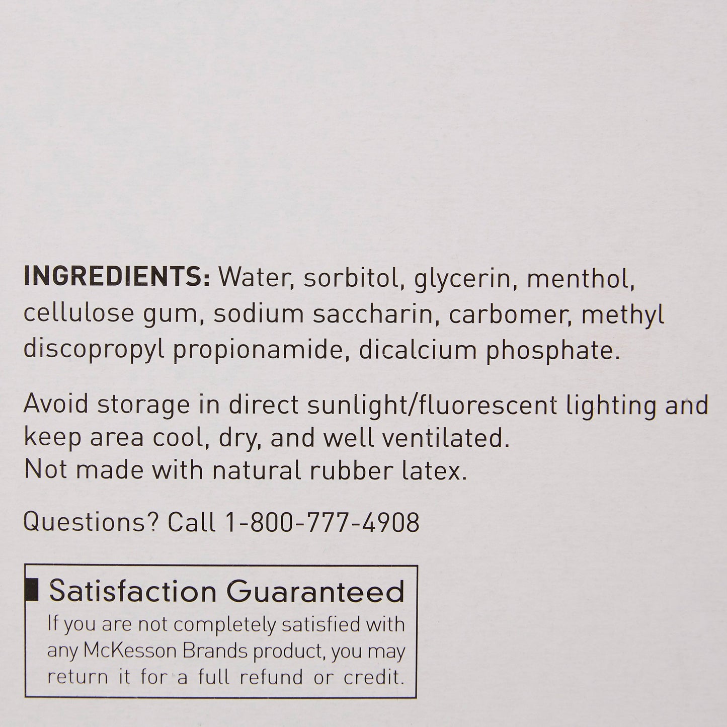 Oral Swab McKesson Dentifrice Foam Tip 1 per Pack