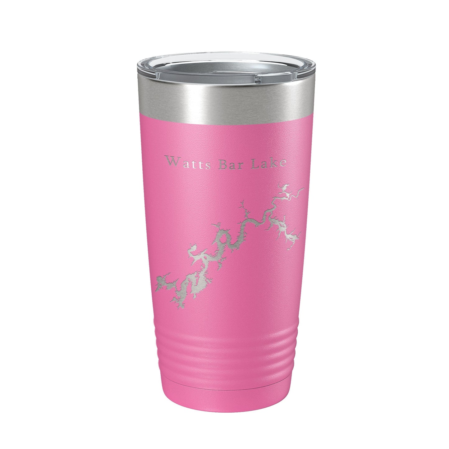 Watts Bar Lake Map Tumbler Travel Mug Insulated Laser Engraved Coffee Cup Tennessee 20 oz-11