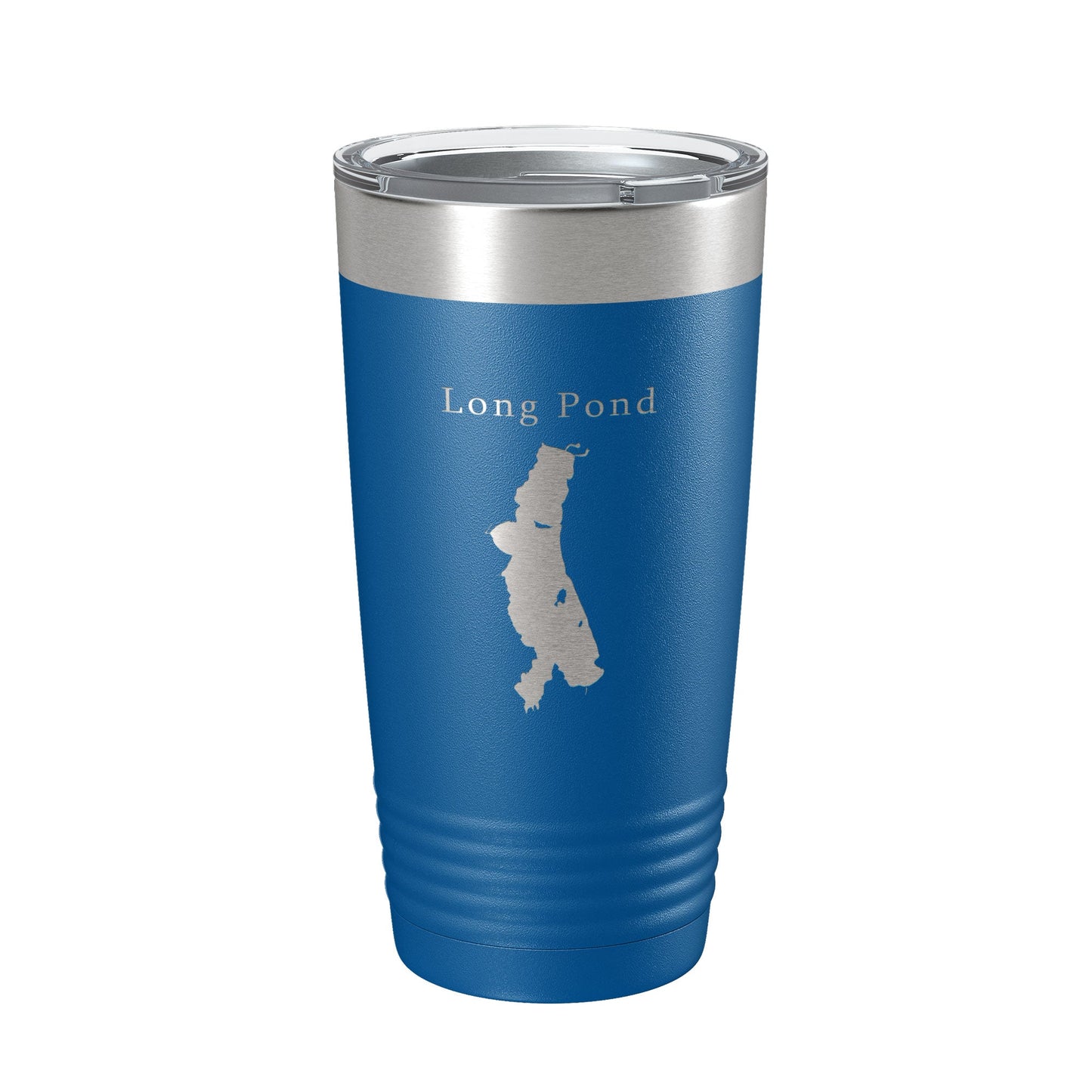 Long Pond Tumbler Lake Map Travel Mug Insulated Laser Engraved Coffee Cup Massachusetts 20 oz-6