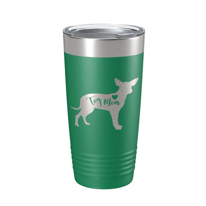 Toy Mom Tumbler Dog Travel Mug Gift Insulated Laser Engraved Coffee Cup 20 oz-9
