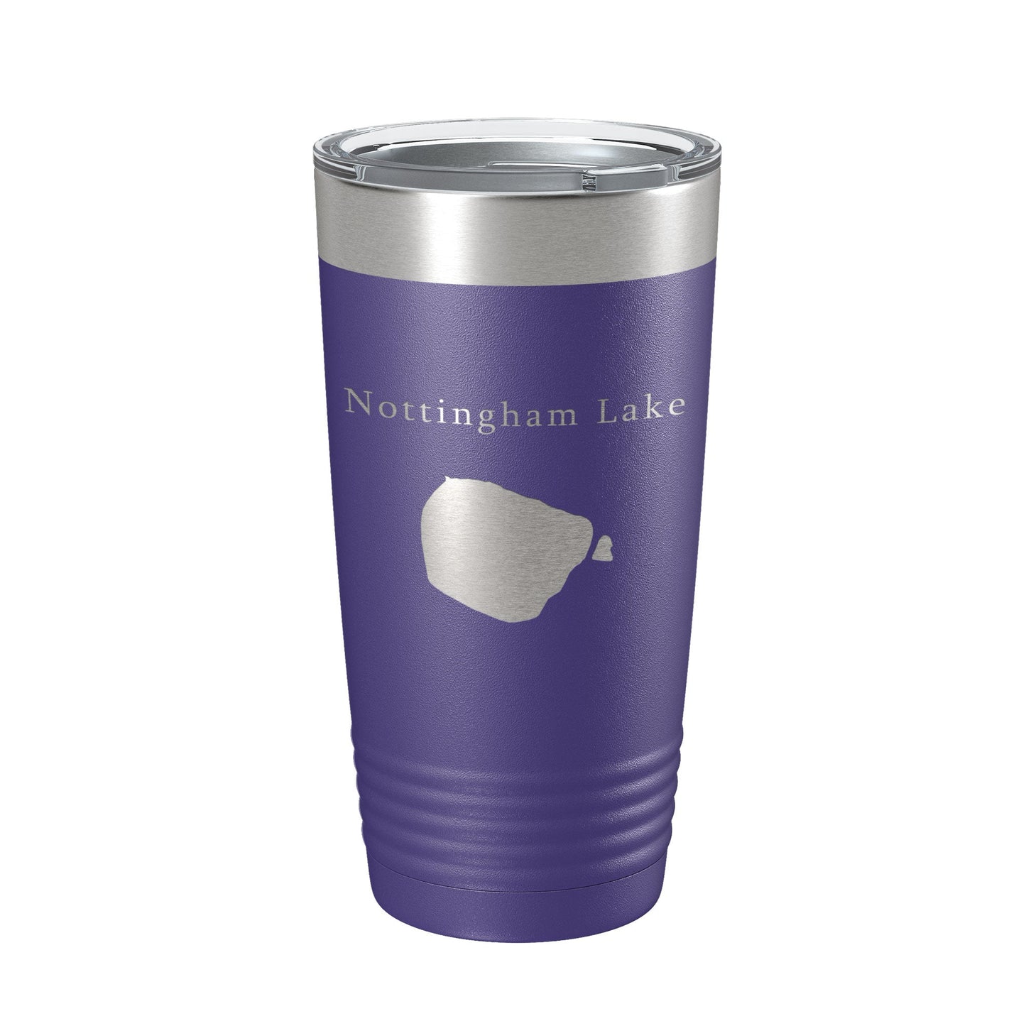 Nottingham Lake Map Tumbler Travel Mug Insulated Laser Engraved Coffee Cup Colorado 20 oz-15