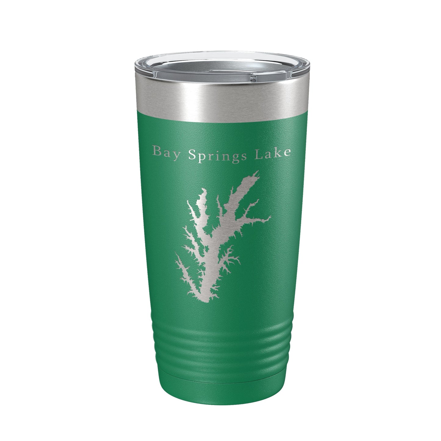Bay Springs Lake Map Tumbler Travel Mug Insulated Laser Engraved Coffee Cup Mississippi 20 oz-9