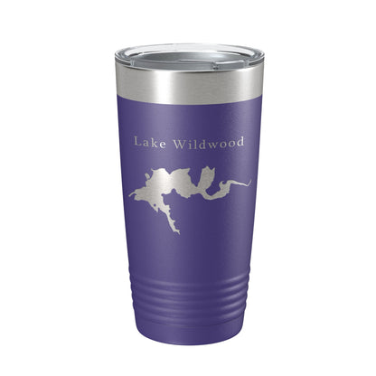 Lake Wildwood Map Tumbler Travel Mug Insulated Laser Engraved Coffee Cup California 20 oz-15