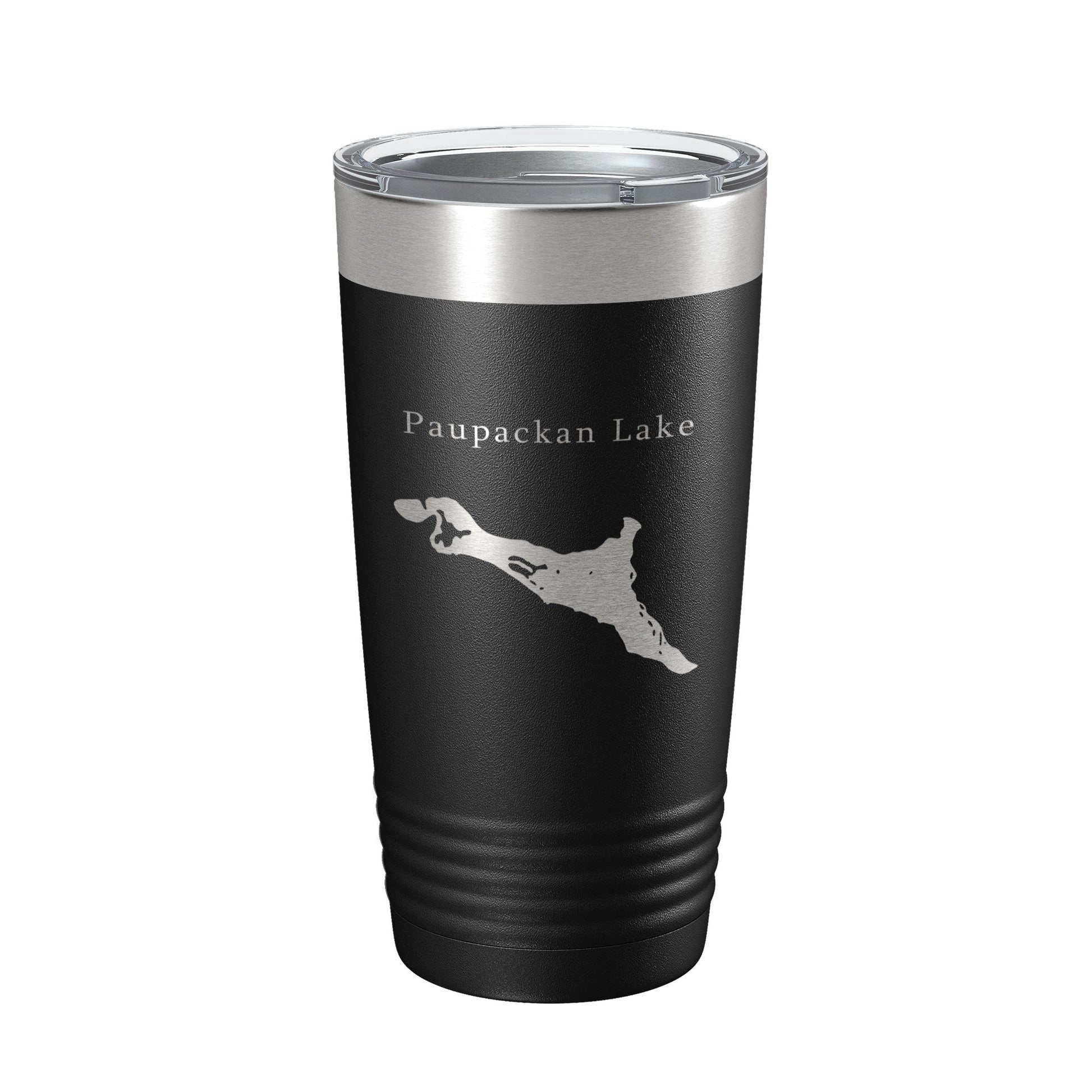 Paupackan Lake Map Tumbler Travel Mug Insulated Laser Engraved Coffee Cup Pennsylvania 20 oz-5